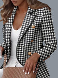 Long Sleeve Double-breasted Small Blazer