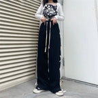 Vintage Y2K All-match Style  Style Office Lady  High Waist   Sweatpants
