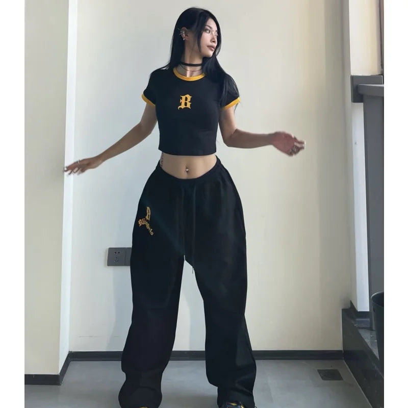 Fashionable High Waist Baggy Sweatpants Main image