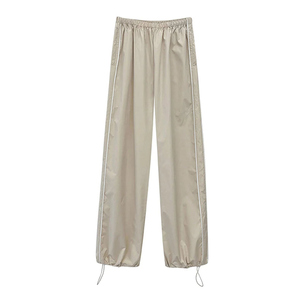 Loose Y2K Baggy Cargo  Drawstring Elastic Low Waist Sweatpants