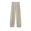 Loose Y2K Baggy Cargo  Drawstring Elastic Low Waist Sweatpants