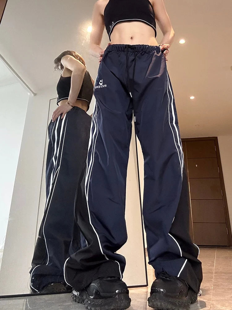 Women's  Vintage Harajuku Hip Hop Streetwear  High Waist Sweatpants