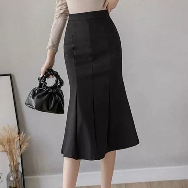 Women High Waist Fashion Package Skirts