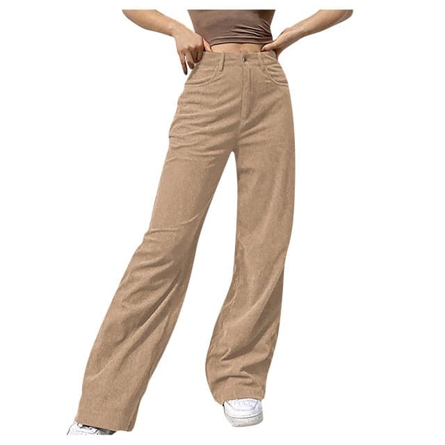 2023 Corduroy Women Vintage 90s Indie Streetwear Teenager Pants