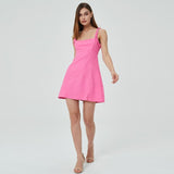 summer sweet Mini Lace Sling Dress