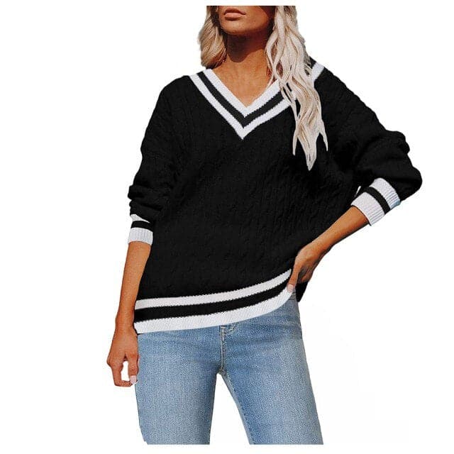 Women Fashion Pullover In Warm Cashmere Knitting Long Sleeve Coats