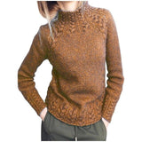 Turtleneck Pullover Tops 2021 Autumn Women Fashion Knitwear Temperament Commuter Sweater Jerseys Sweater Women