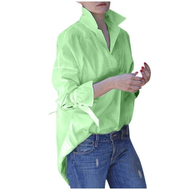 2023 Fashion Women Casual Long Sleeve Lapel Shirts
