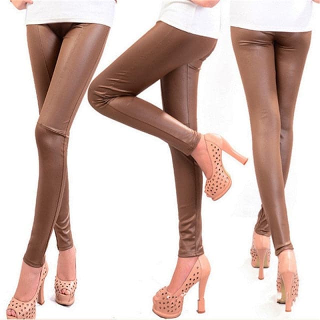 Women Sexy Black Brown Modal Leggings