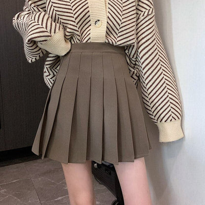Women Skirt Pleated Mini High Waist Cute Girls Slim Skirt Summer Female Short Skirt Multicolor